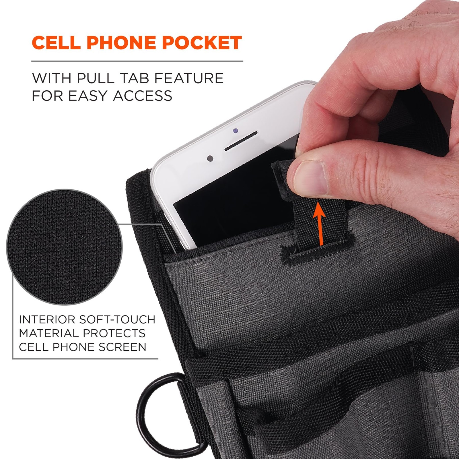 Squids Tool Pouch Utility Knife Holster Scanner Device Cell Phone Pocket