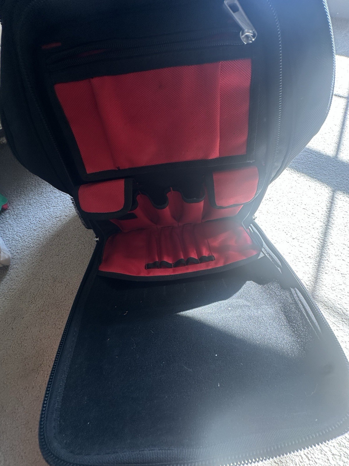 Milwaukee Packout Backpack 15″ Heavy-Duty Zippers, Reinforced Side Walls, Red