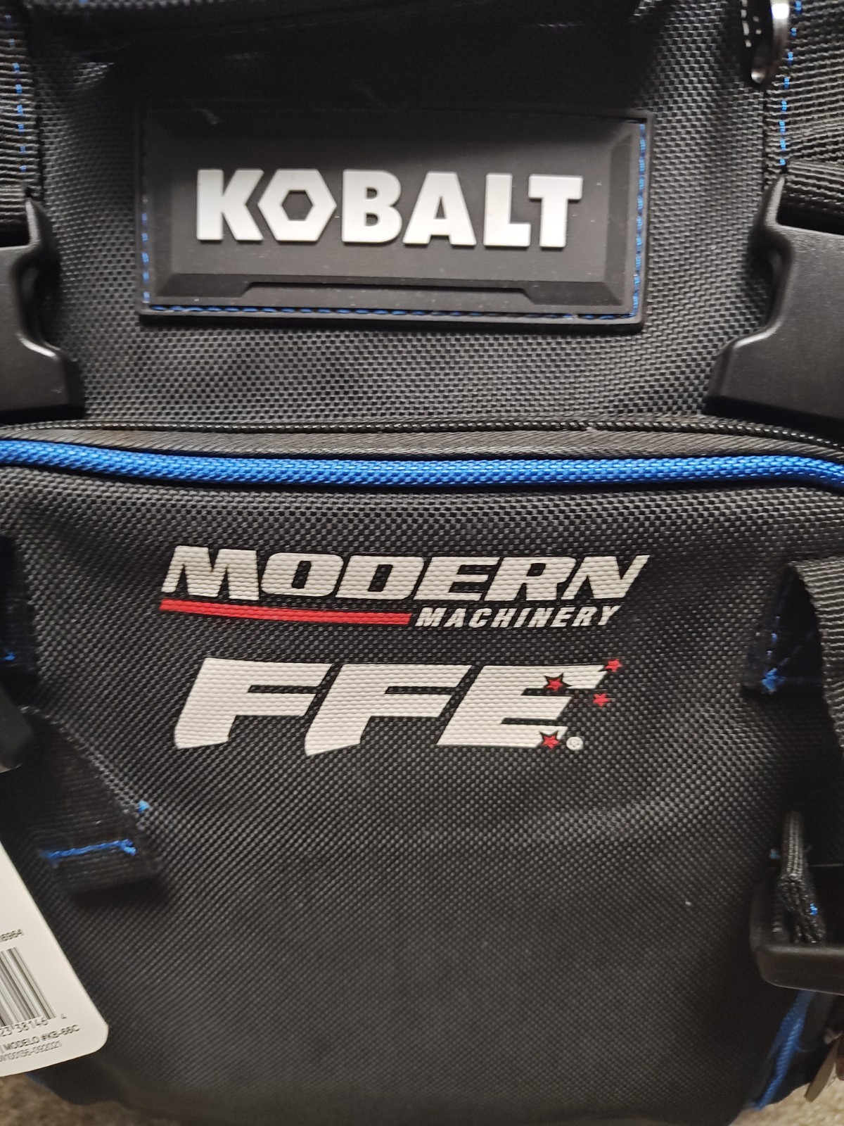 Kobalt Tool Backpack Hard Molded Base FFE 33 Pockets 19*15*8 #2416964