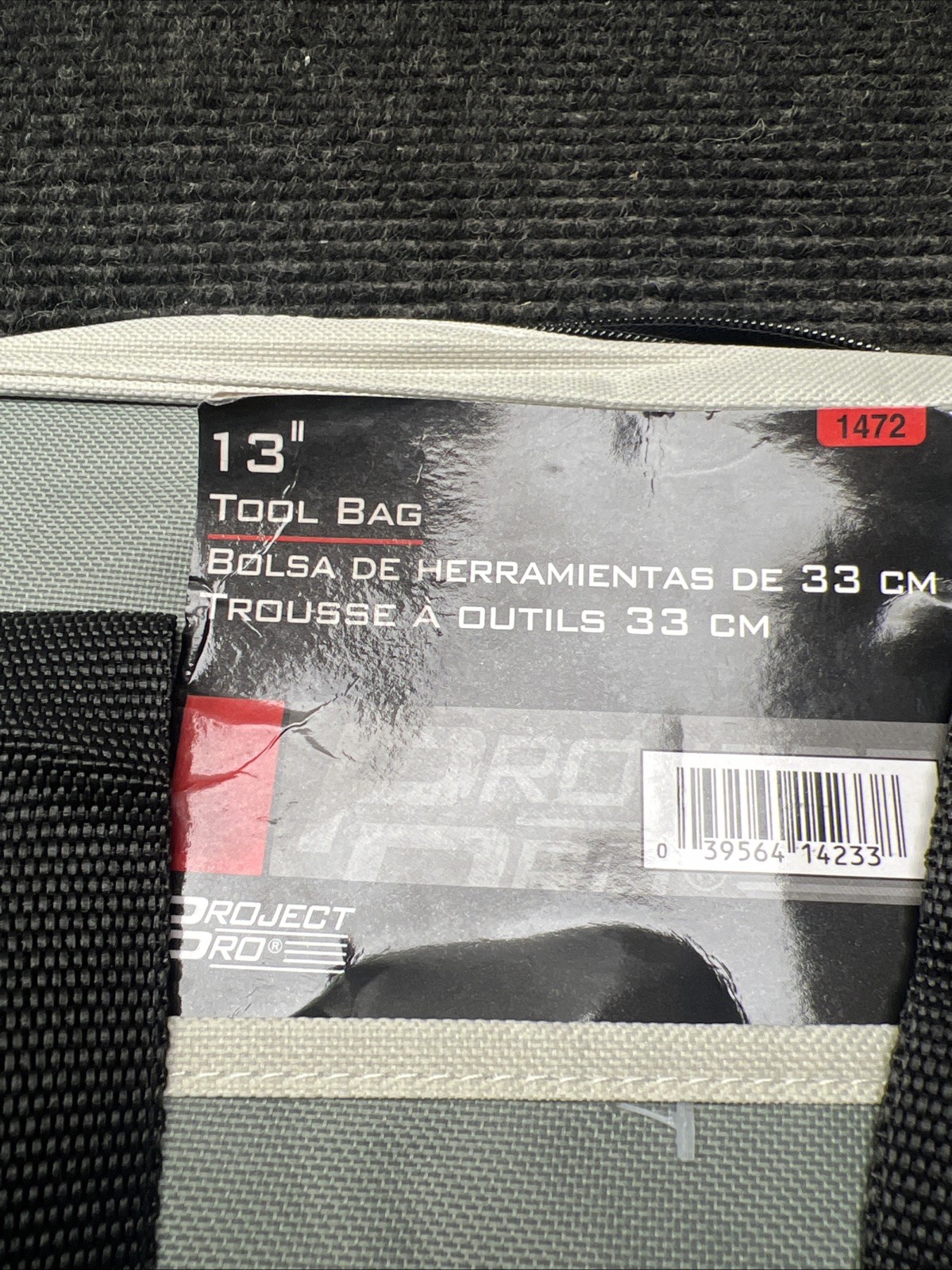 1472 13-Inch Tool Bag Tough, Durable Nylon Design. Store Wrenches, Screwdrivers