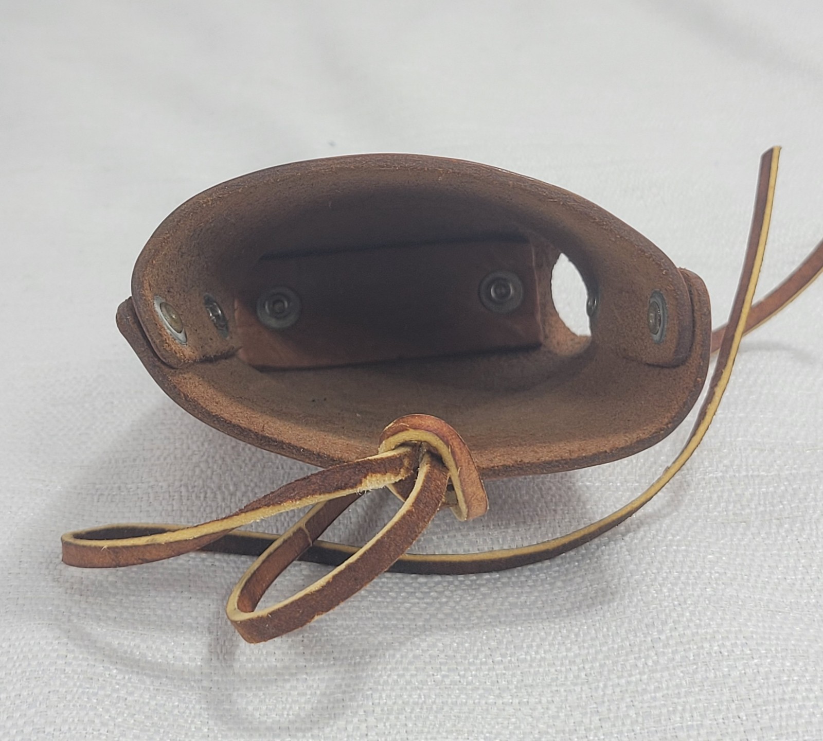 Vtg Buckingham Leather Lineman Climbing Belt Pouch 6039