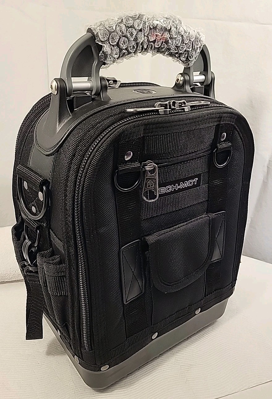 VETO PRO PAC 12 in 44 pocket weatherproof black nylon bag w/shoulder strap