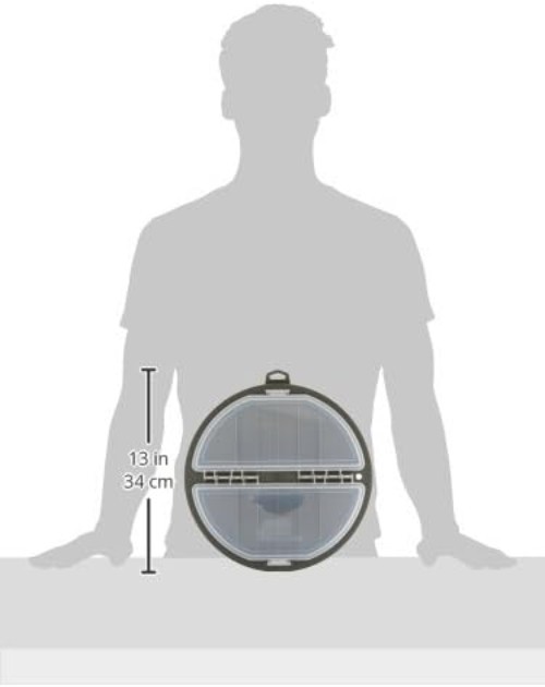 Multi-Compartment 5 Gallon Bucket Organizer with Clear Lids for Tackle Storage