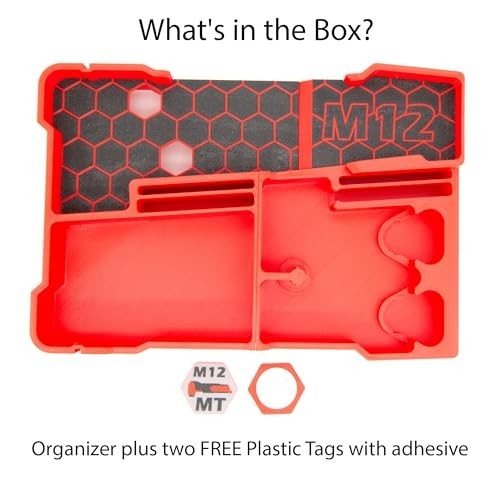 Compact Tool Organizer for M12 Fuel Oscillating Multi-Tool, Accessories & Batter