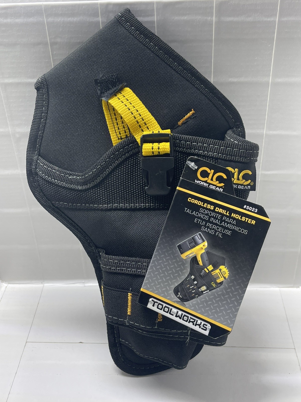 Custom LeatherCraft CLC 5023 – Cordless Drill Holster Tool Belt Pouch Holder