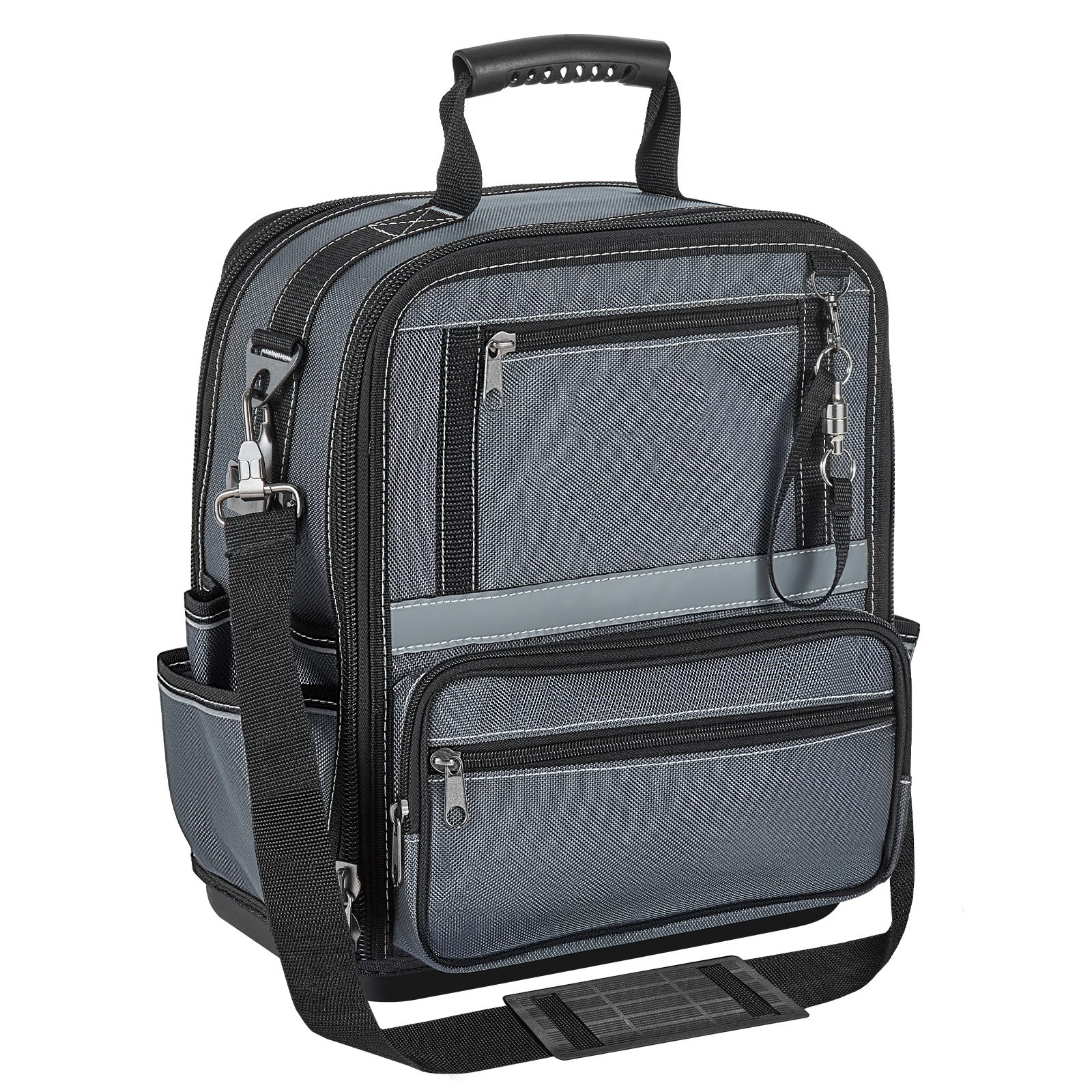 Uimoso 13.2-Inch Tool Bag with 34 Pockets and Durable Base for Easy Organization