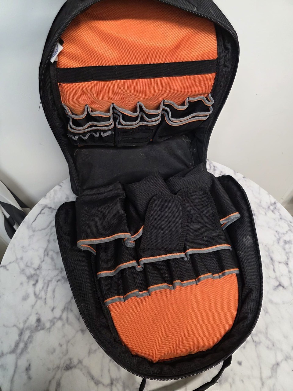 Klein Tools 55482 Tradesman Pro Tool Station Backpack – 21 Pockets – Workstation