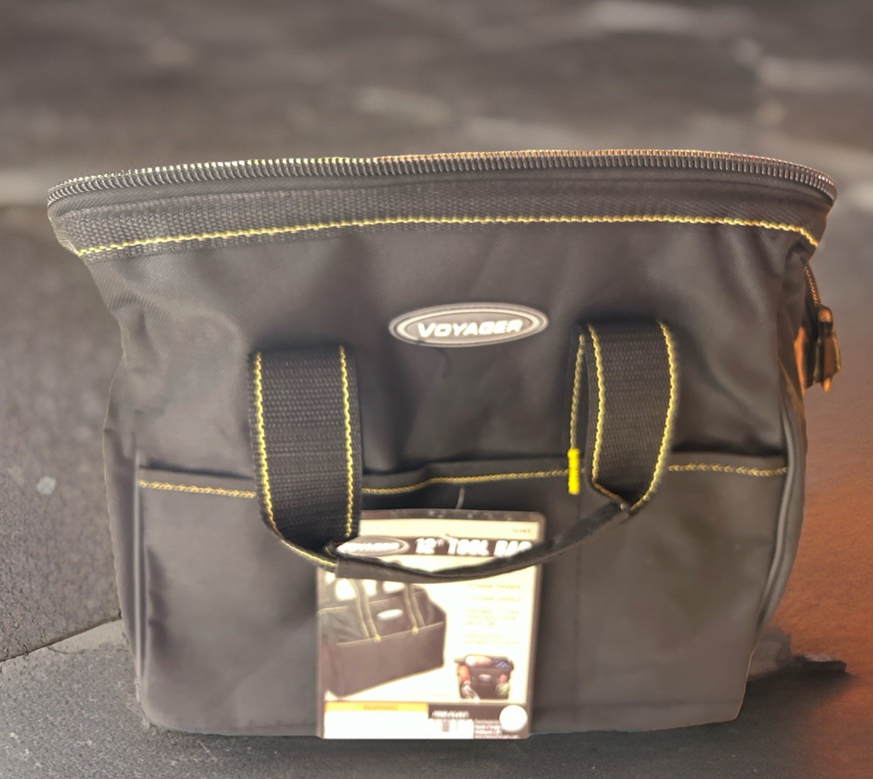 Voyager 12in Tool Bag Total Of 21 pockets 24Lb. Capacity BLACK NWT