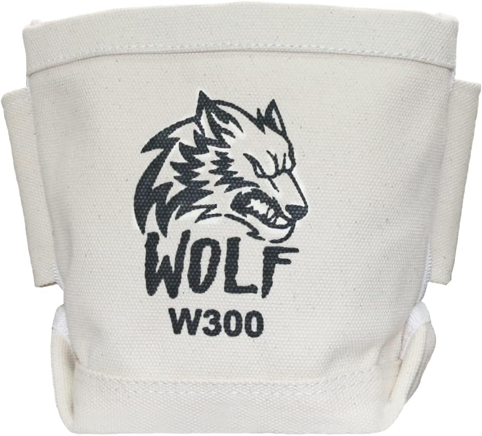 Wolf Canvas Tool Pouch Tunnel Loop Bull Pin