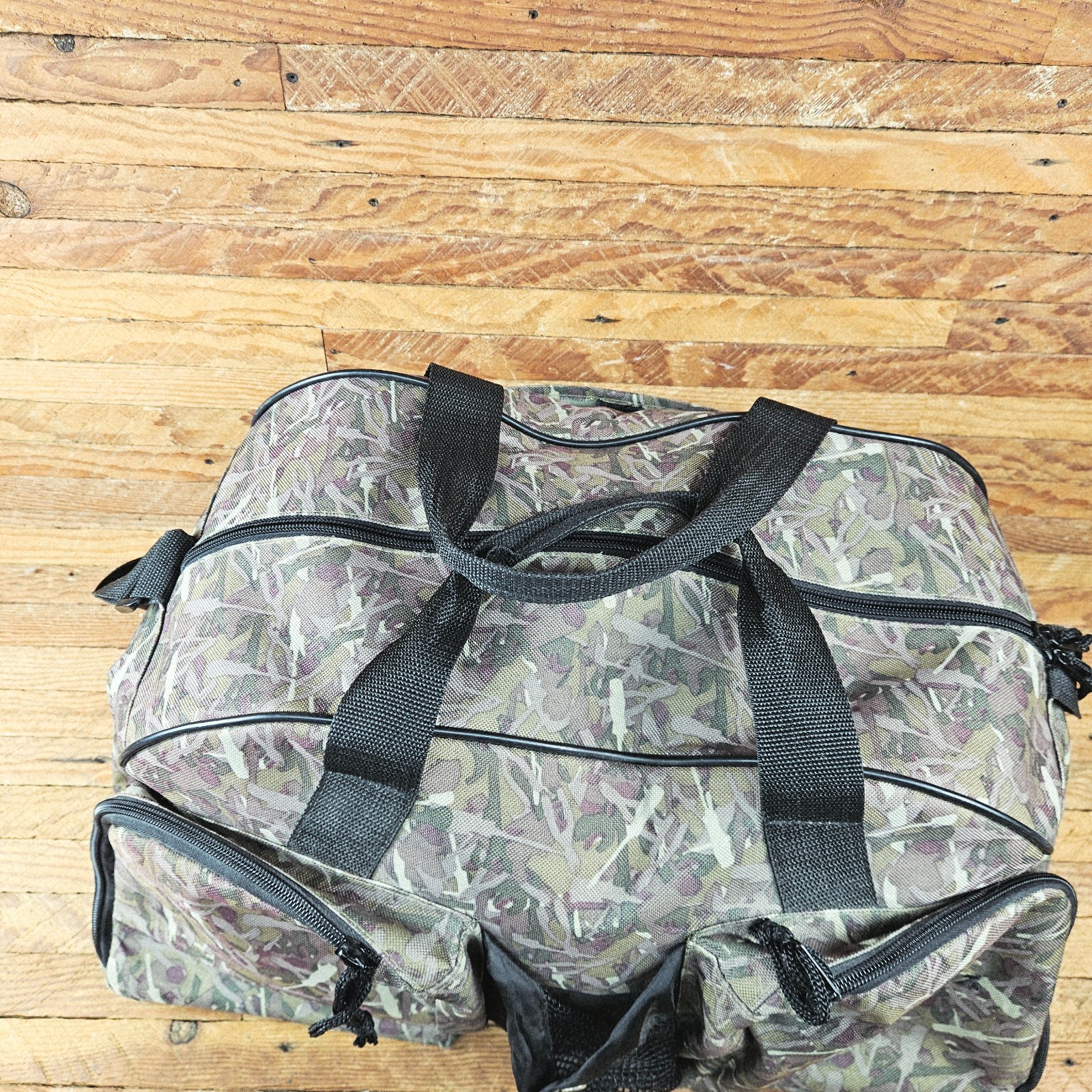 Vintage Snap-on tool Tool Camouflage Tool Bag w/Handles Zipper Closure Range Bag