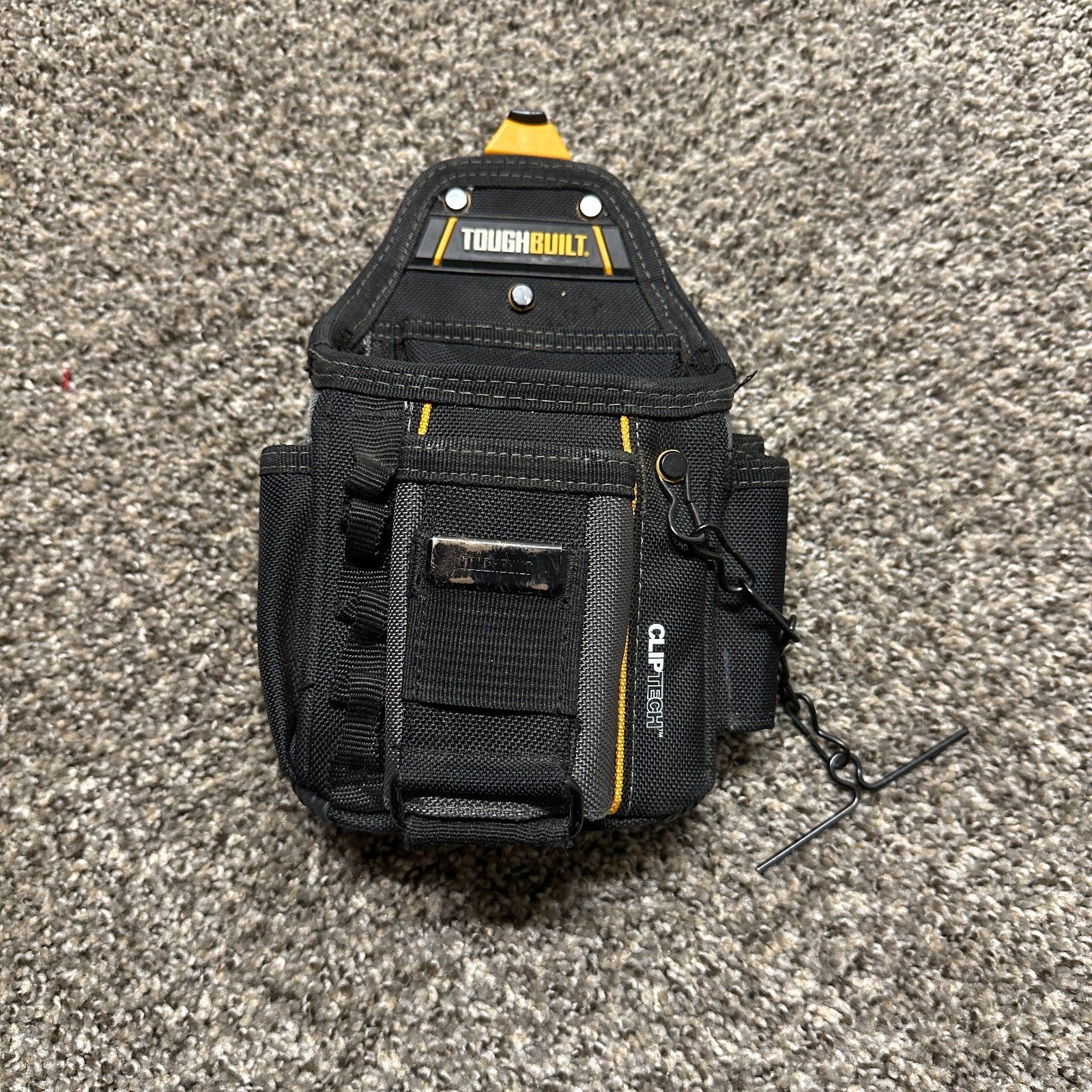 ToughBuilt Tool Belt Bag Pouch Clip Tech- Pre-owned