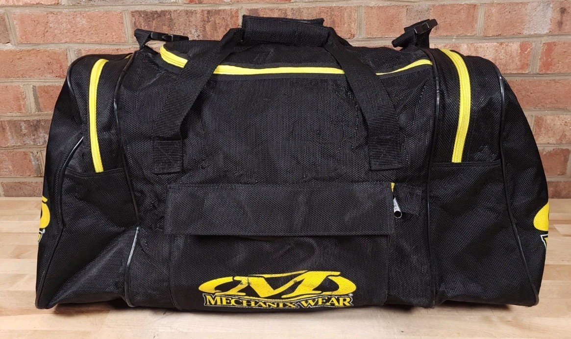 Mechanix Wear Large Black Duffle Bag Travel Gear 26 Inch