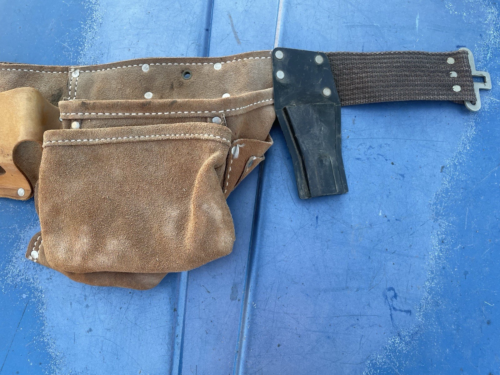 Nicholas Heavy Split Cowhide No. 490X Tool Belt – USA Vintage Carpenter’s Belt