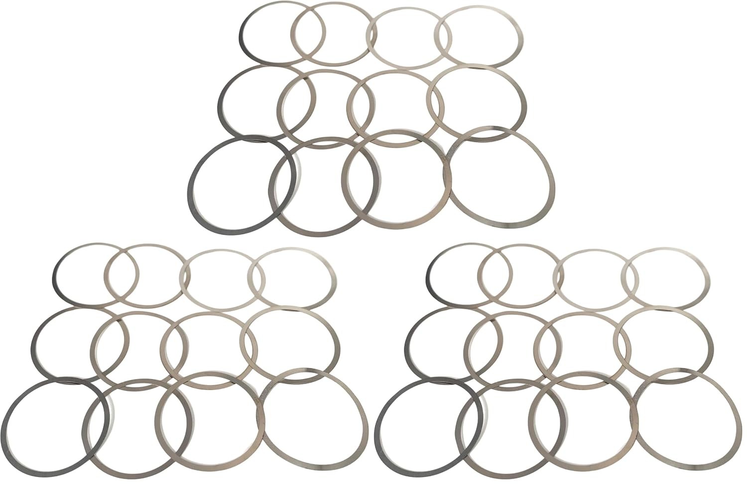 Adjustment Shim Nuts Free Float Spacers .001 .002 .004 Thick 1.125 inches 12