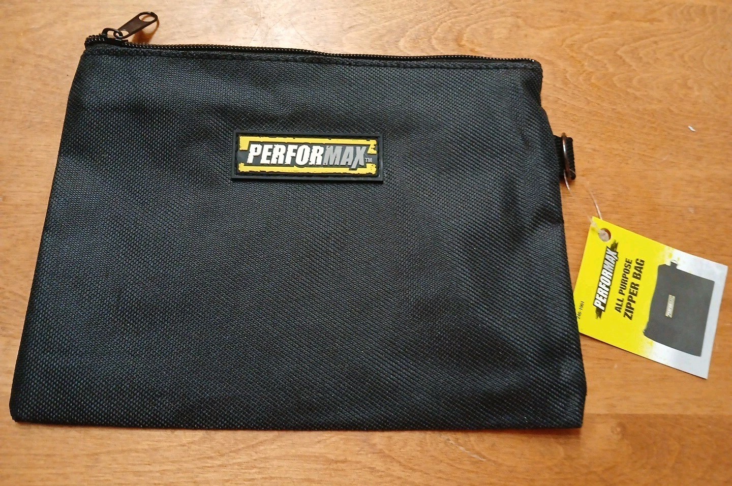 Performax All Purpose 8” X 6.5” Black Zipper Pouch