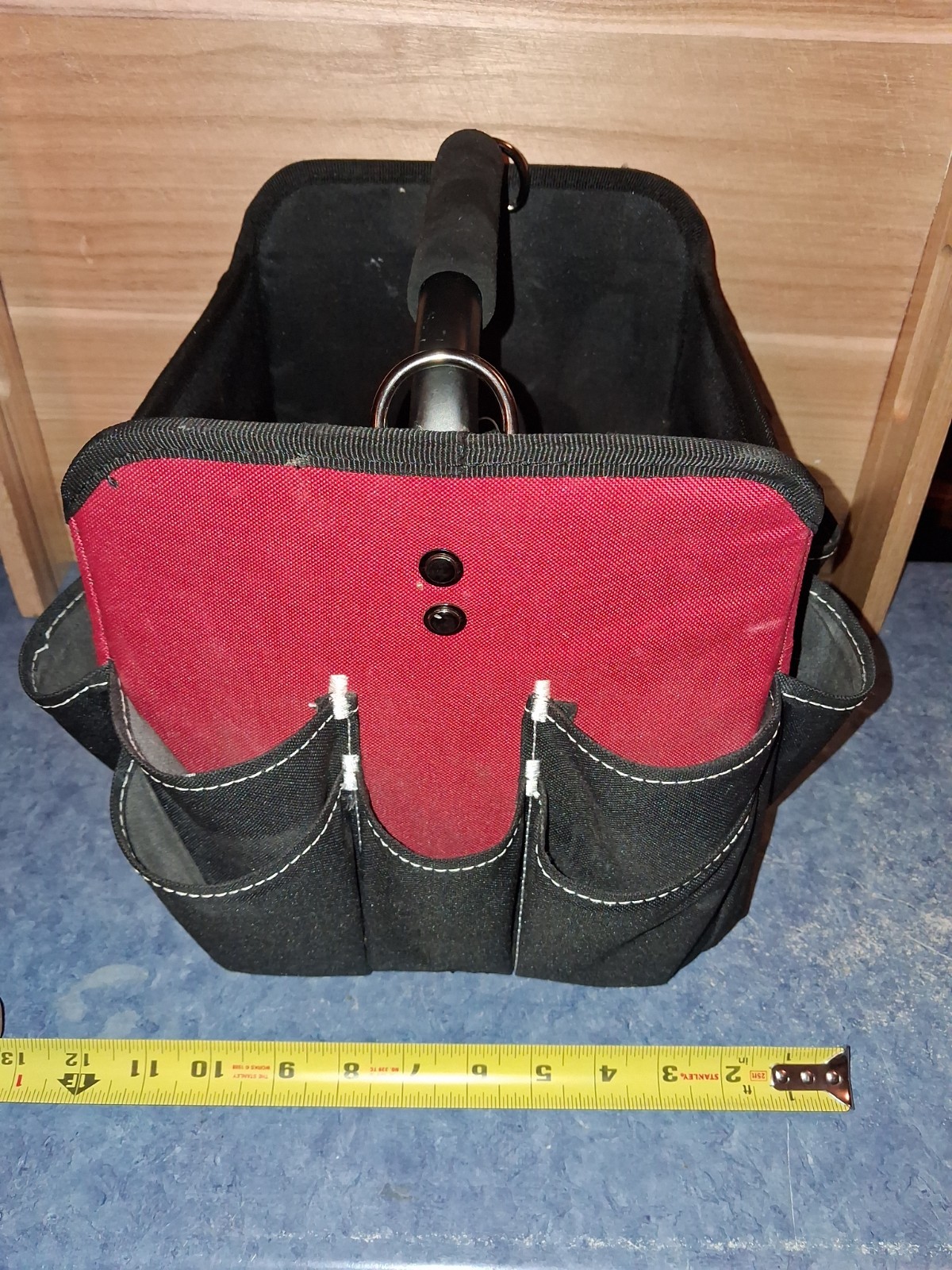 Husky 22 Pocket Tool Hard Storage Tote-Electrician-Lightly Used-No Damage!