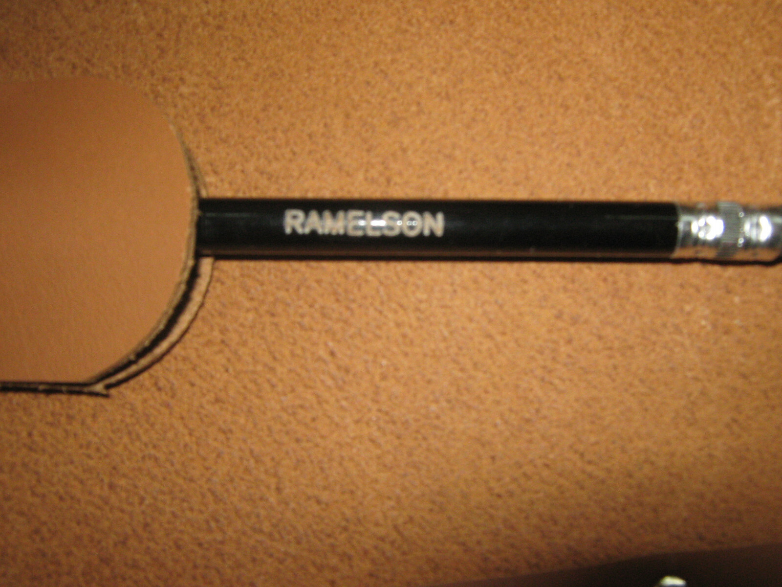 6 POCKET LEATHER TOOL ROLL. With Ramelson pencil Made in USA.