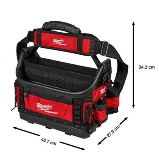 Milwaukee 48-22-8317 PACKOUT 15″ Structured Tote Tool Bag – EXPRESS