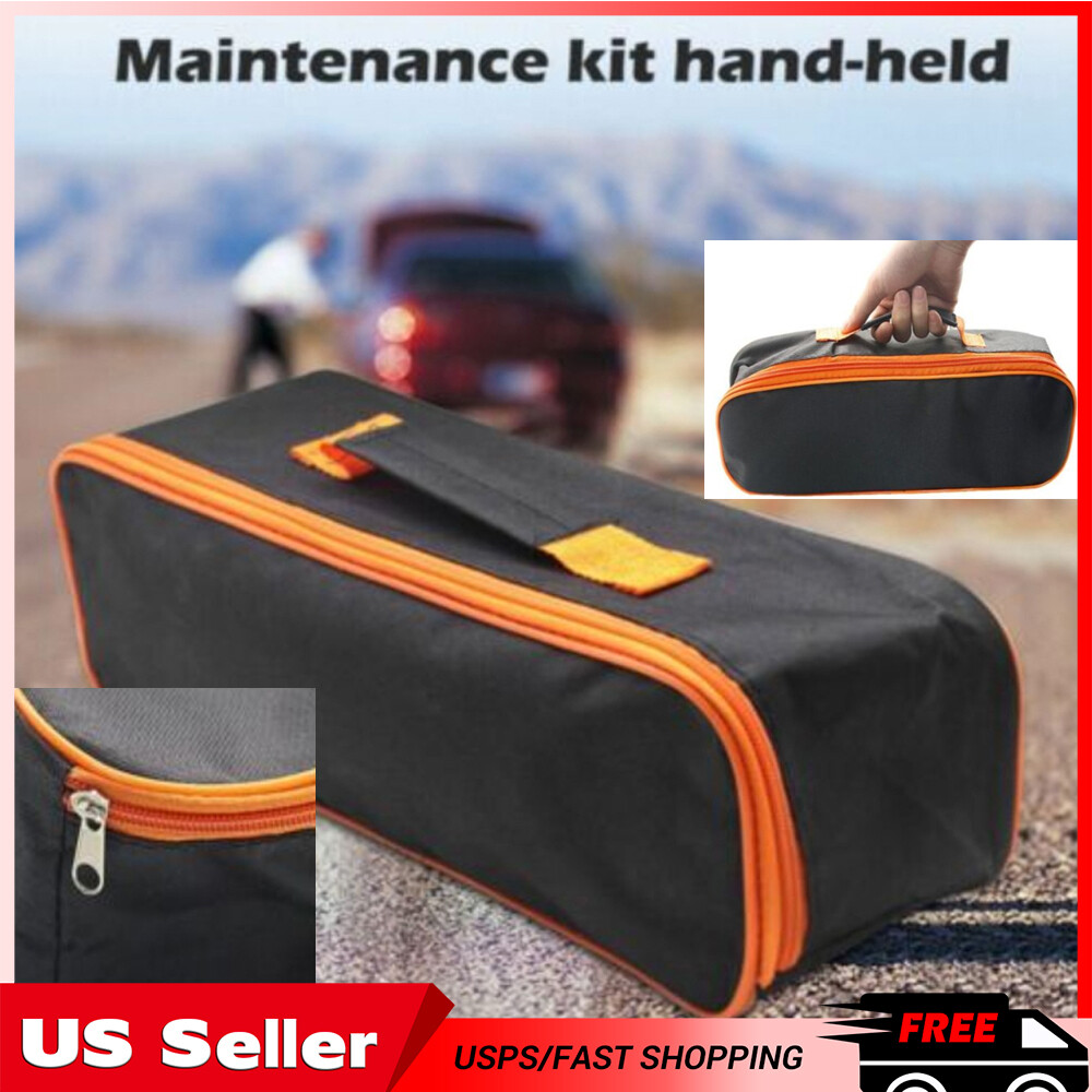 Multifunctional Metal Tool Bag Case Waterproof Oxford Canvas Storage Organizer