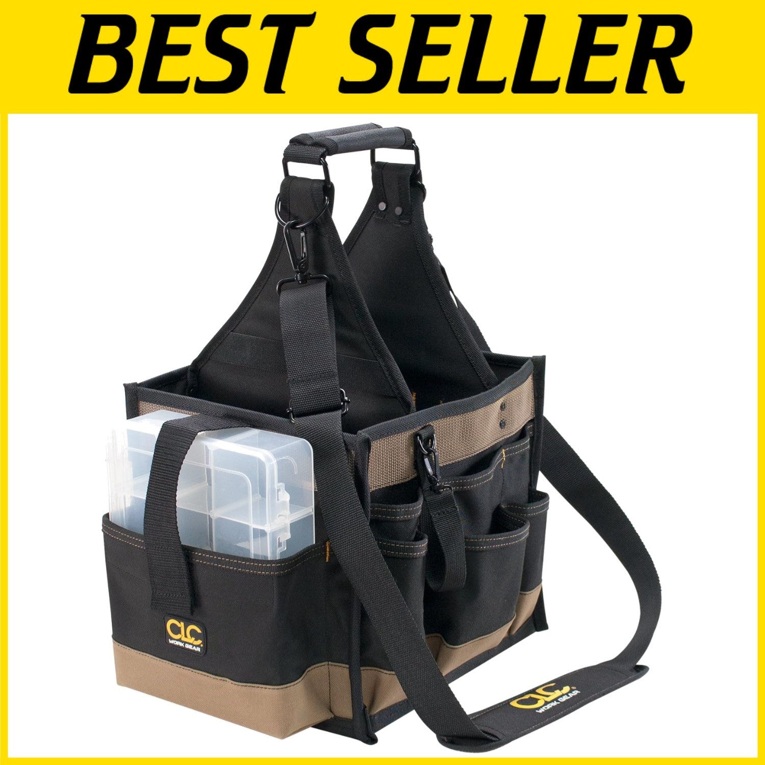 CLC Electrical Tool Bag, Box Design, Multi-Compartment-*