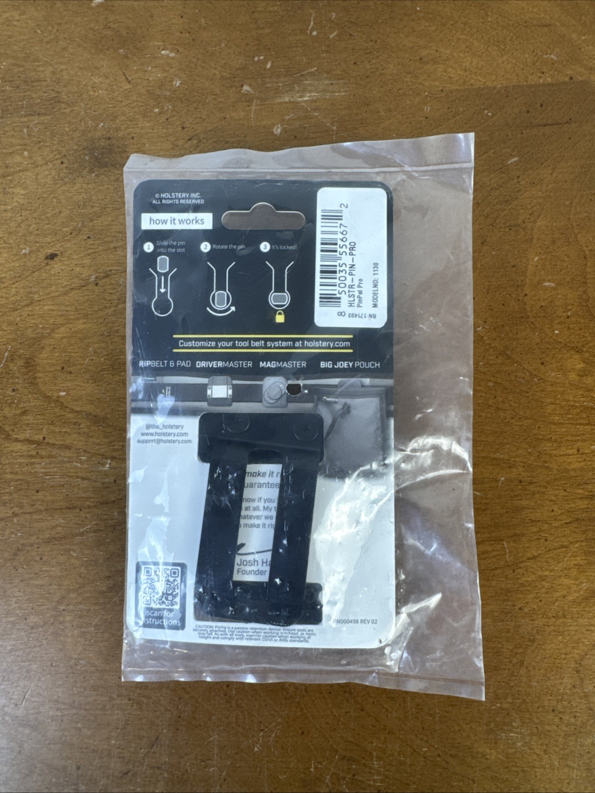 Holstery PinPal Pro Universal Locking Tool Holster Model 1130 HLSTR-PIN-PRO
