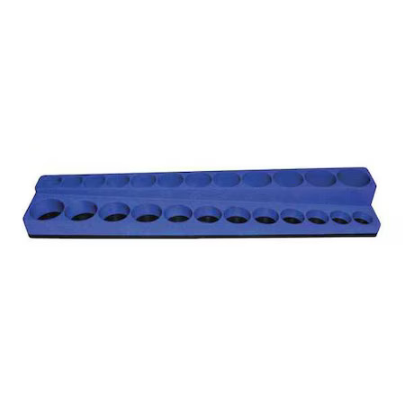 Westward 5Nne6 Socket Tray With Polypropylene, 1 5/8 In H X 14 In W