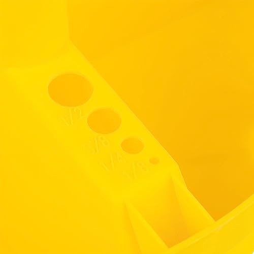 Bucket Boss Bucket Stacker Small Parts Tray in Yellow, 15051