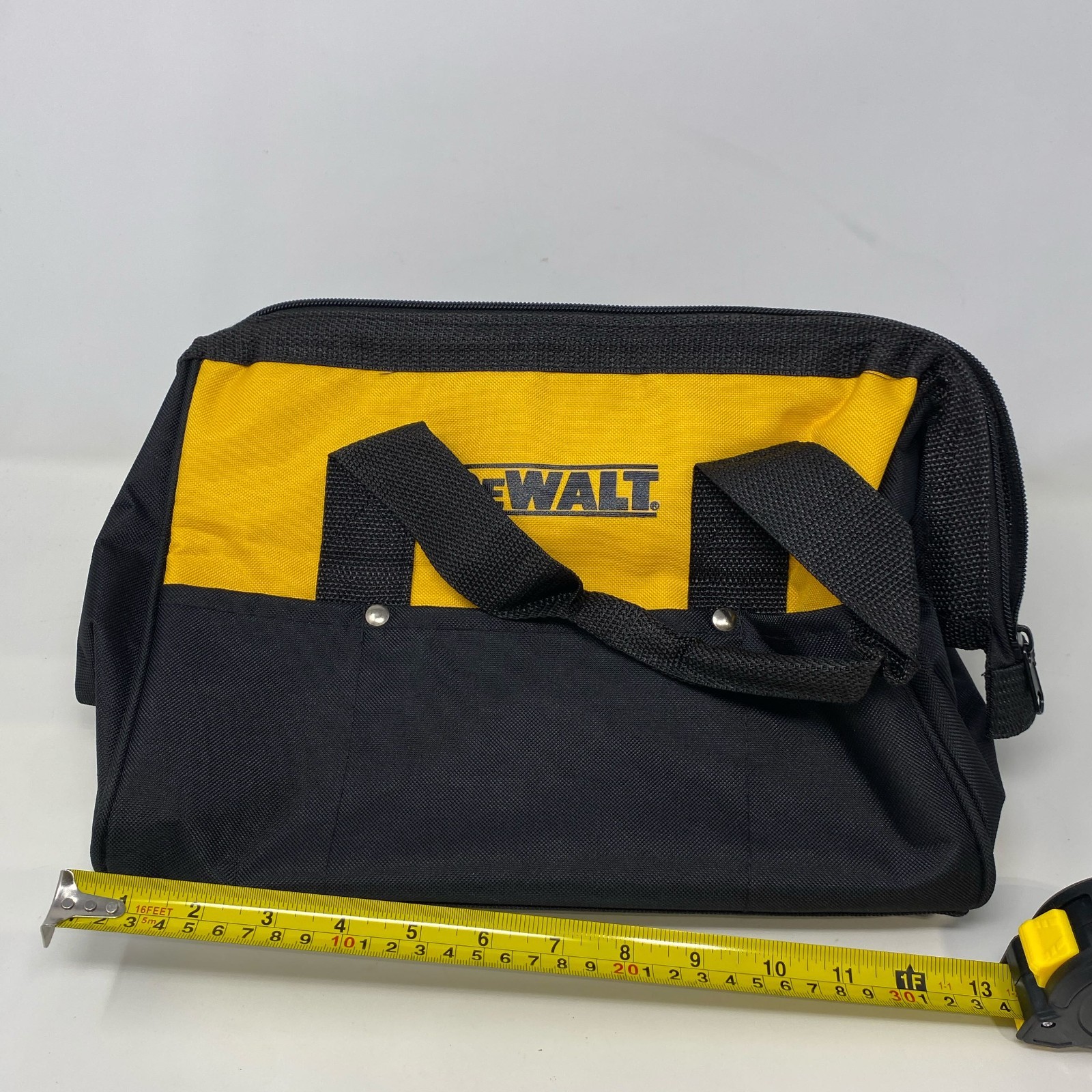 DEWALT 13in Mini Heavy Duty Contractor Tool Bag N037466 Yellow/Black