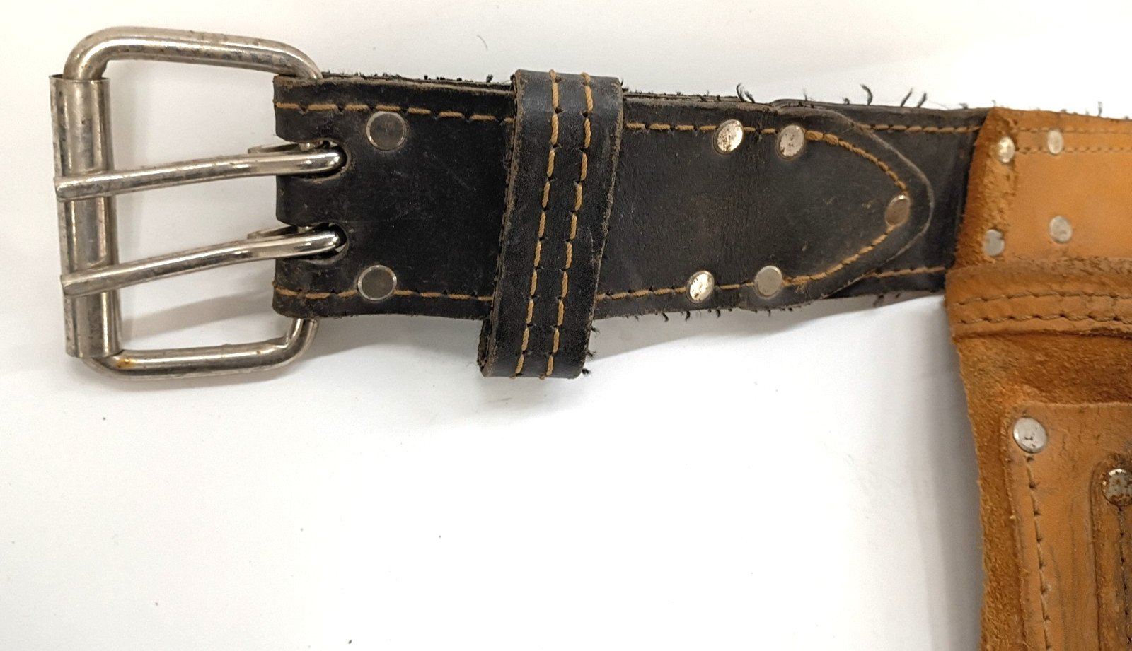 AWP LEATHER CONSTRUCTION GENERAL CONTRACTOR UTILITY TOOL BELT ADJUSTABLE