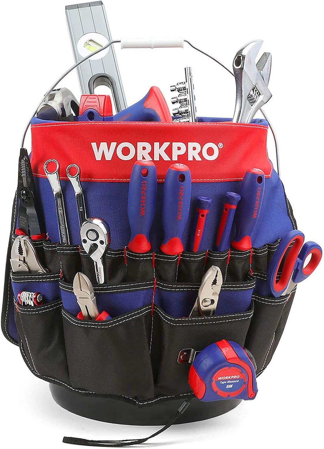 Waterproof 51 Pocket Tool Organizer for 3.5-5 Gallon Buckets | Compact Design