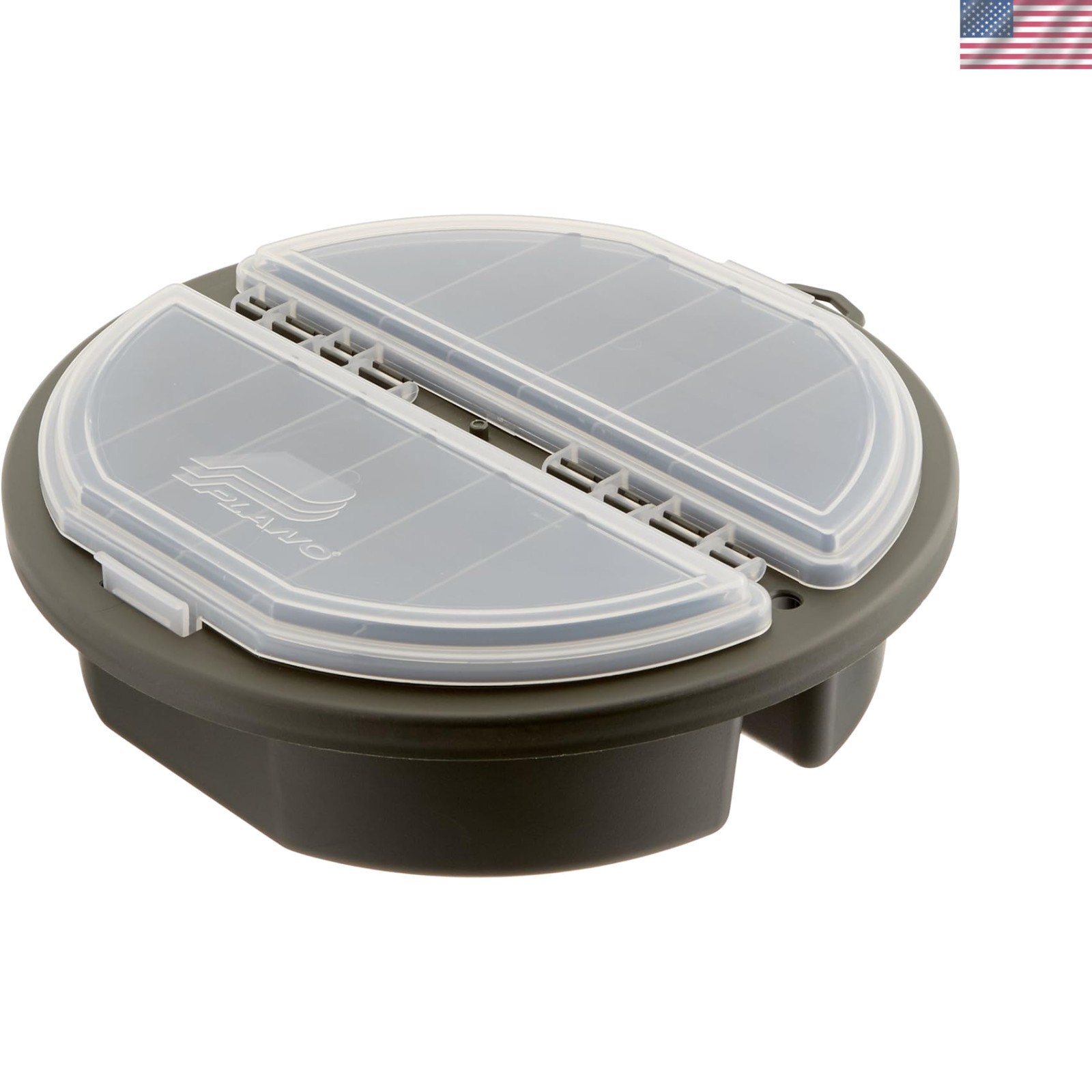Multi-Compartment 5 Gallon Bucket Organizer with Clear Lids for Tackle Storage