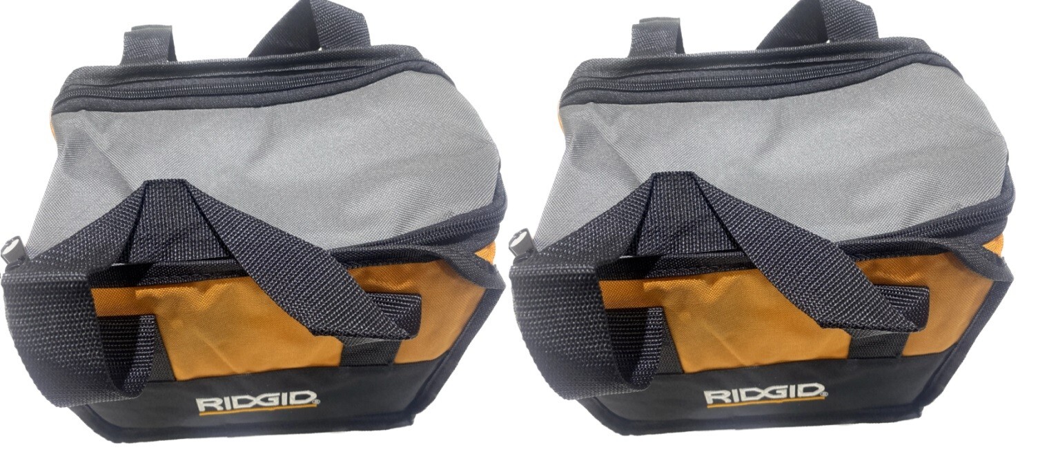 New 2 Pack of RIDGID (11x8x5) Tool Bags Carrying Cases For Hand and Power Tools