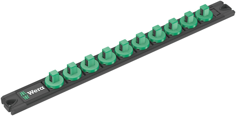 Wera 136421, 9601 Magnetic socket rail, 3/8″, empty, 30 x 340 mm