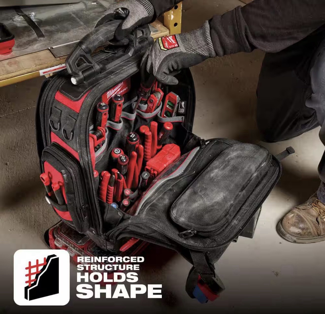 Milwaukee 48-22-8303 PACKOUT Structured Backpack