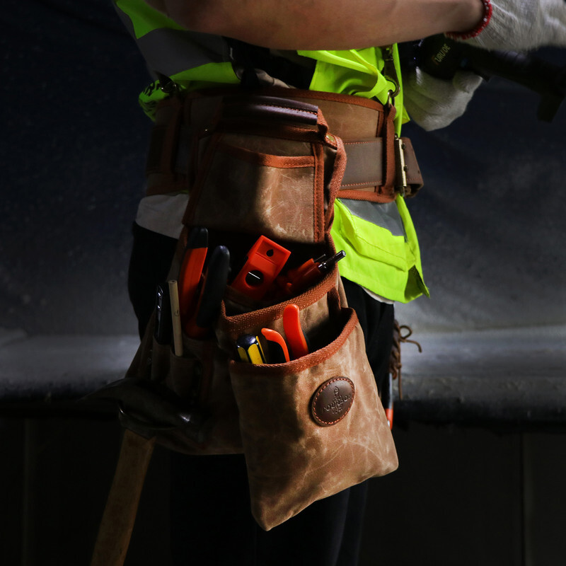 TOURBON Electrician/Carpenter/Framer Tool Contractor Vest Suspender Rig Beltbag