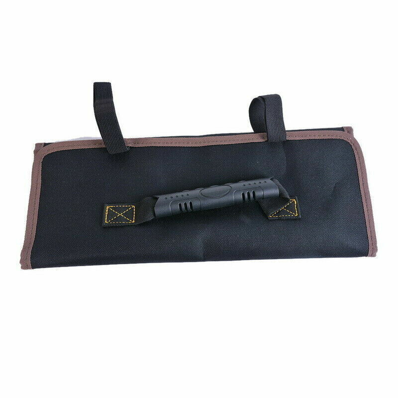 Electrician Tool Pocket Bag Roll Up Storage Organizer Bags Canvas Chisel Toolkit