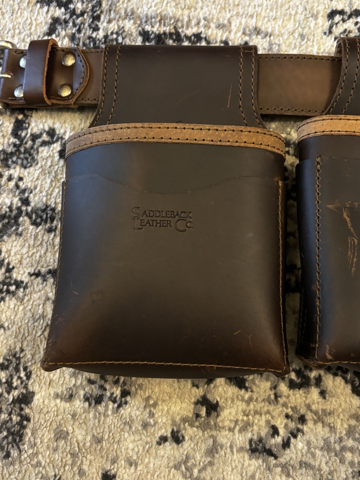 Saddleback Leather Tool Belt Set Brown