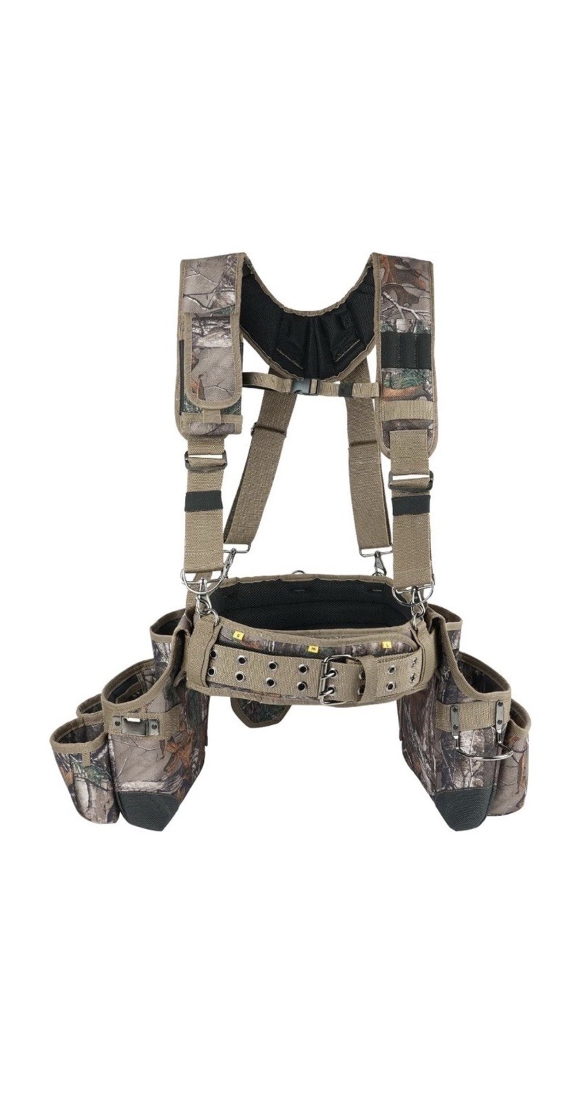 Tool Belt with Suspenders Camouflage Tool Bag Supenders for Framing & many more