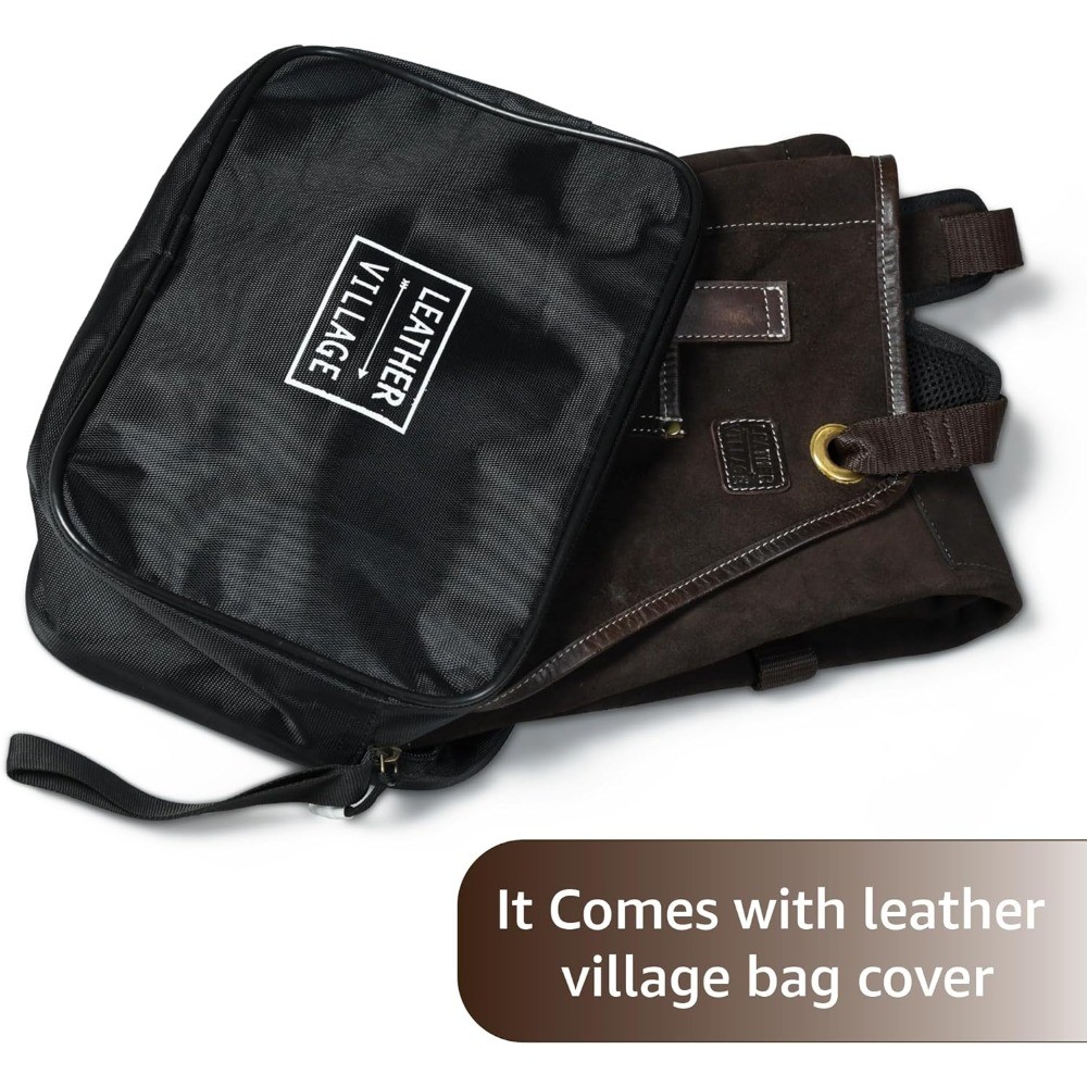 Heavy Duty Brown Woodworking Tool Apron M-XXL for Carpenter Blacksmith