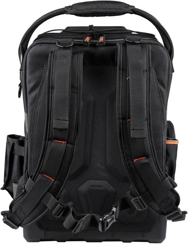 Fire Resistant Ironworker & Welder Backpack with 27 Pockets & Helmet Holder