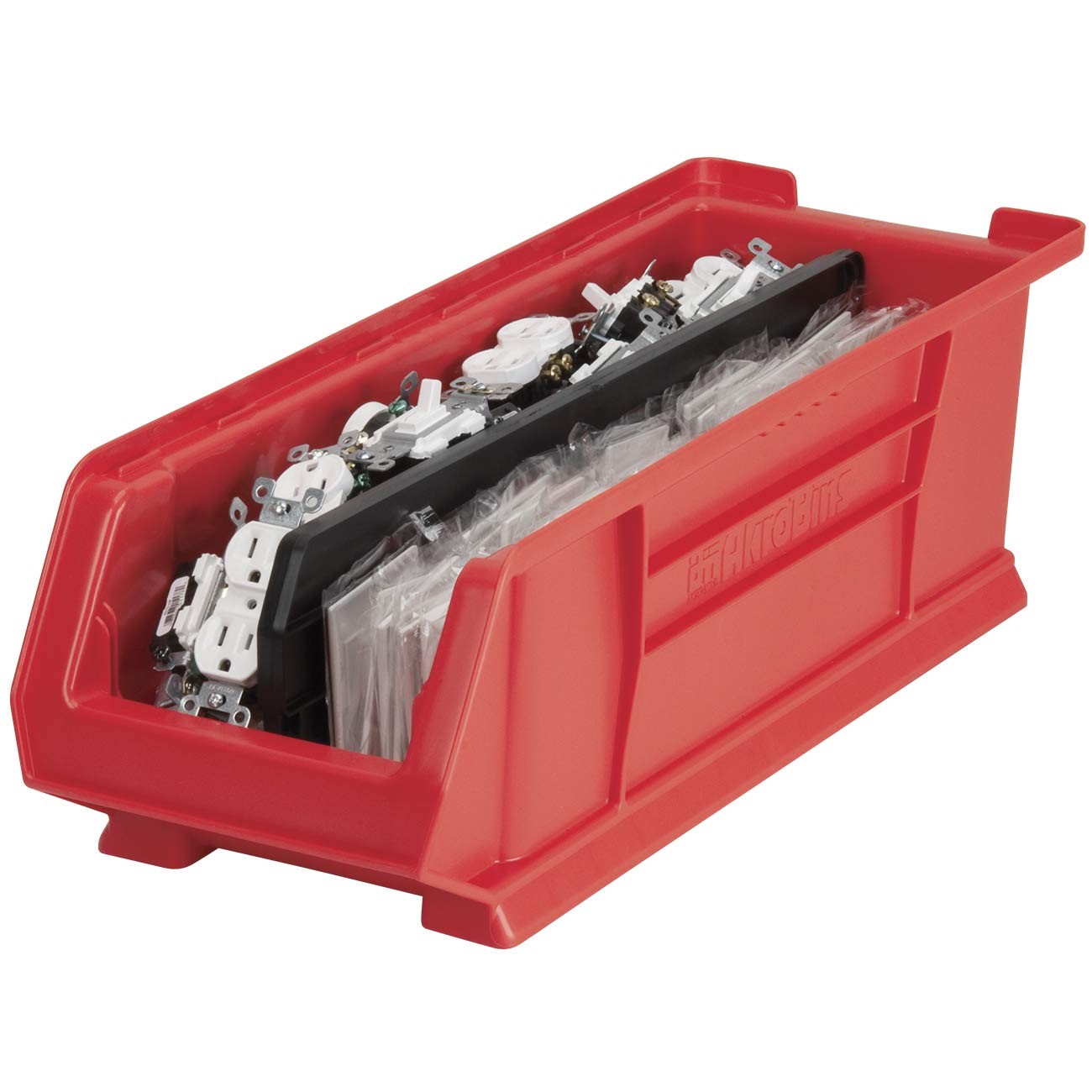 30284 Super-Size AkroBins Plastic Storage Bins, Space-Saving Stackable Bins f…