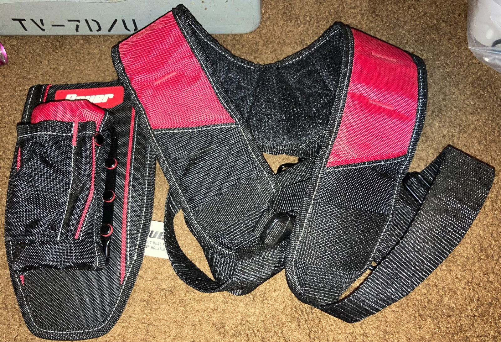 BAUER Dual Ring Hammer Holster with Heavy Duty Padded Suspenders