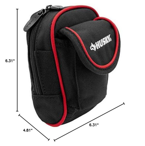Husky 4.5 in. Belt Pouch red/black