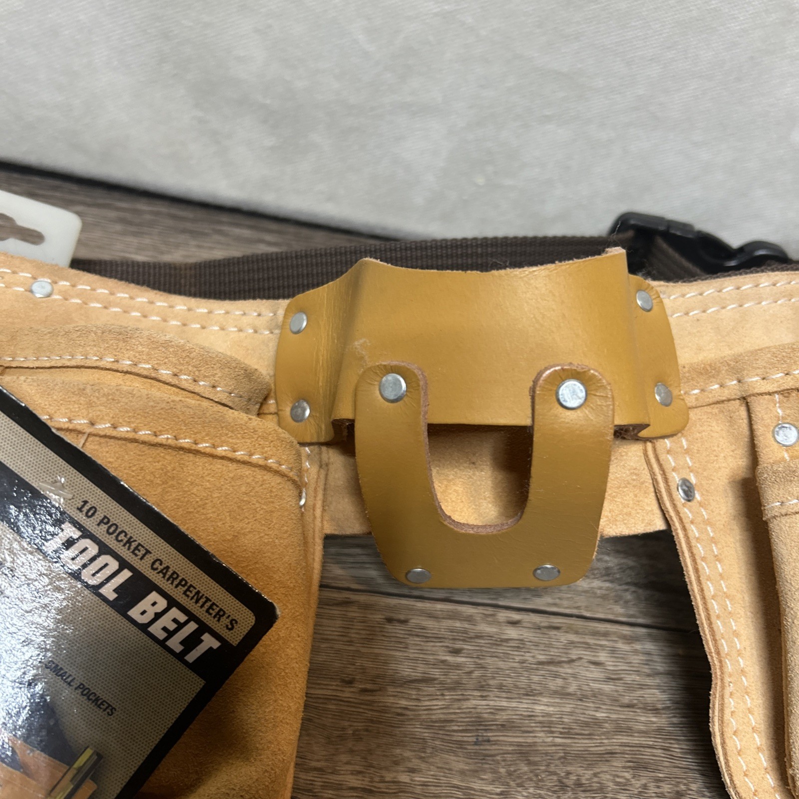 Voyager 10 Pocket Carpenter’s Tool Belt Split Leather 41313 Hammer Holder New