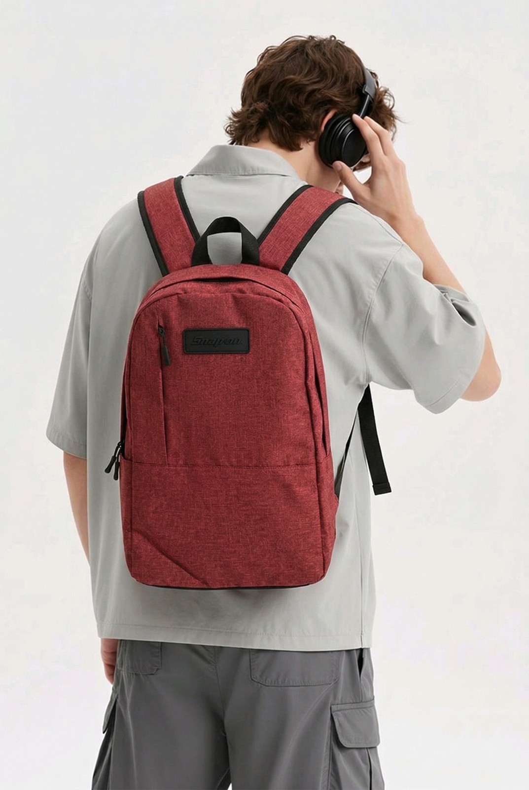 Snap On Tools Backpack RED W/black Logo Inner & Outer Pockets Rugged Design NEW!
