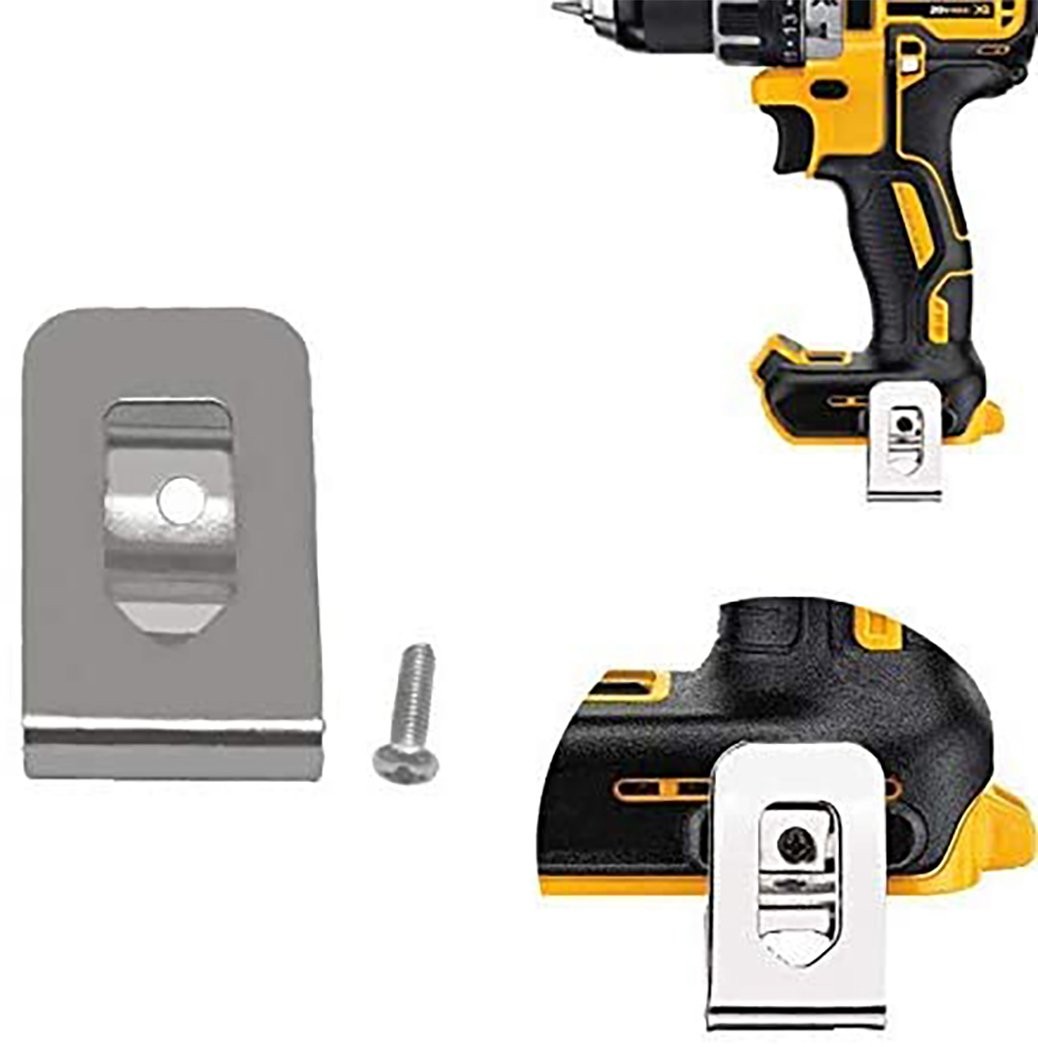 10 Pack Belt Clip Hook Cordless Drill Holder w/Screws For Dewalt 18/20V Tools US