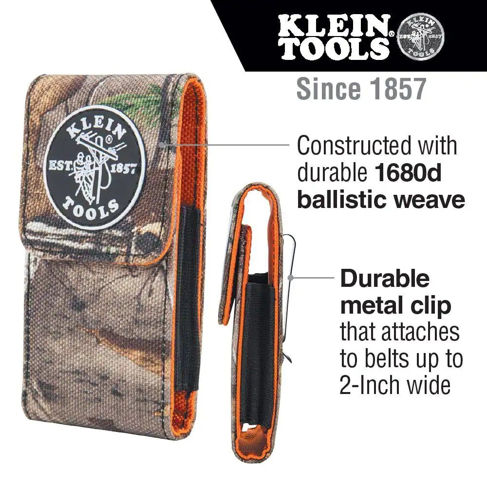 KLEIN TOOLS iPhone Mobile Cell Phone Tool Belt (Clip on) Pouch Bag Holster (XL)