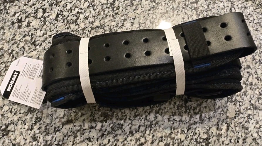 Kobalt Adjustable Padded Work Belt Steel Roller Buckle 2416814 Fits Up To 48 in