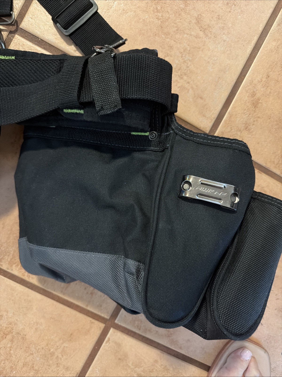 AWP Tool Belt Tool Rig, Durable Premium Utility Belt Organizer for Men & Women,