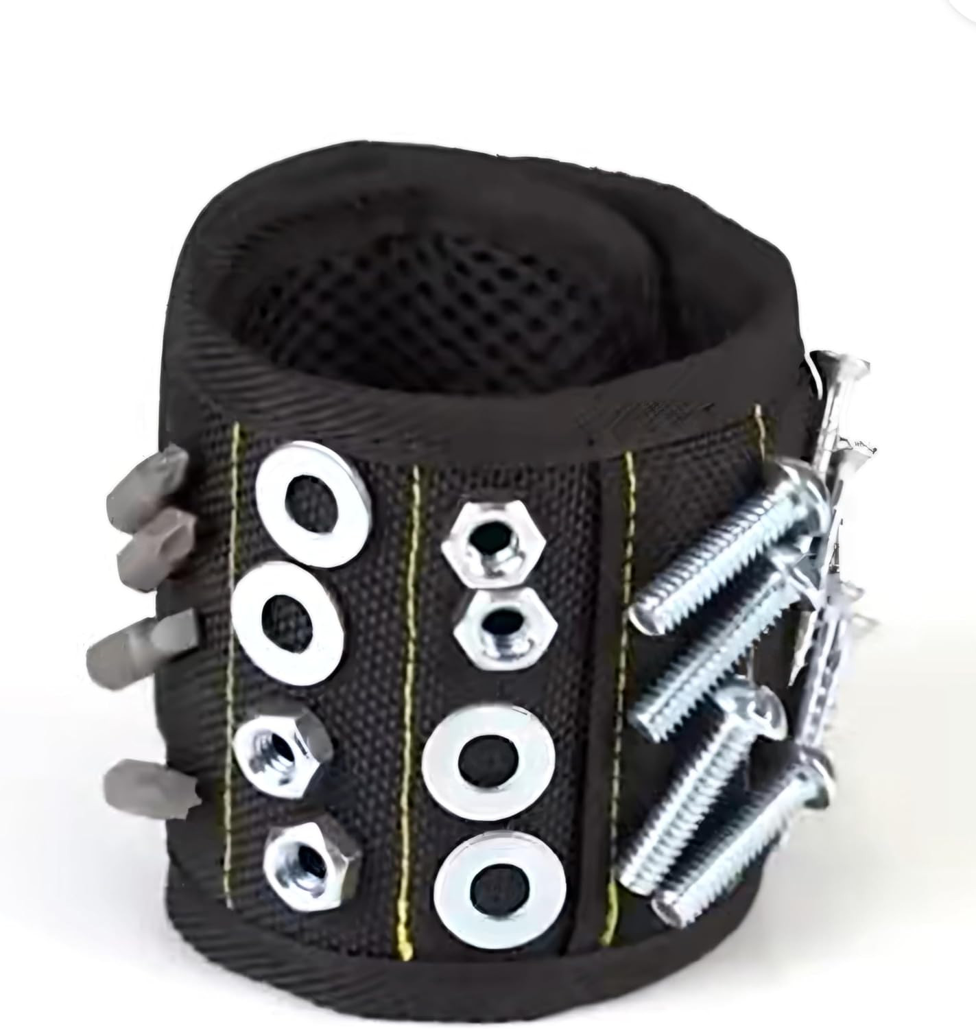 Magnetic Wristband Hardware and Tool Holder: Handy for Holding Screws, Nails, Sm